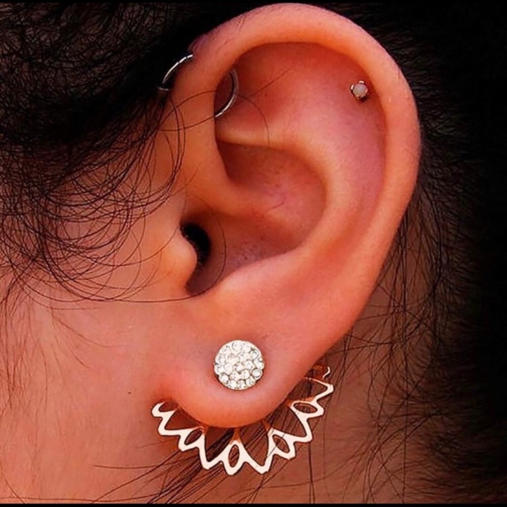 Multi-Wear Lotus Earrings in Gold or Silver